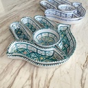 Arabisc Pottery 7 Pieces Tray