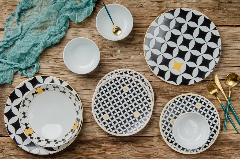 Porcelain Starry Night Dinner Set