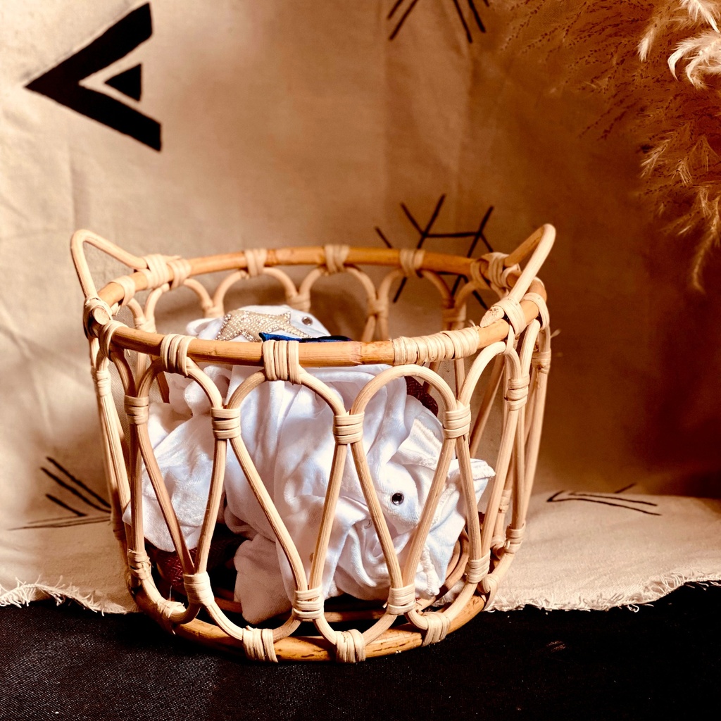 Weaved Bamboo Basket