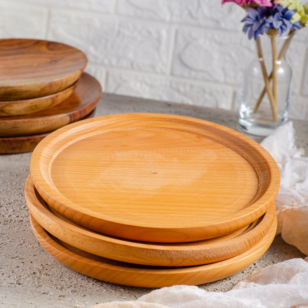 Wooden Dinner Plate