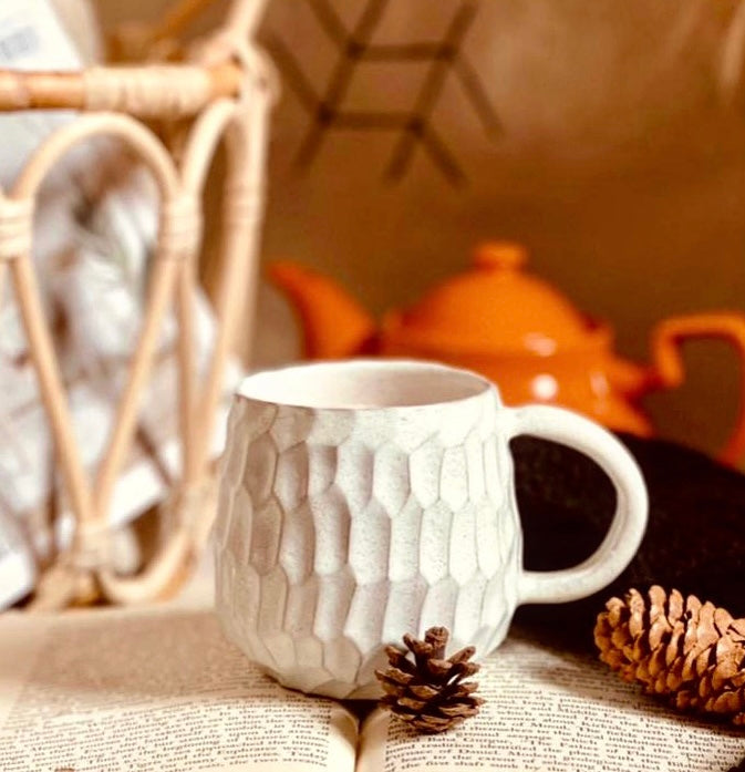 Cloudy Pottery Mug