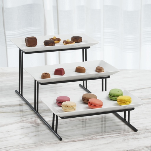 [12] 3-Tier Rectangle Plate Stand