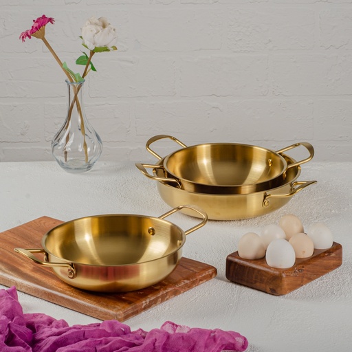 [258] Golden Stainless Pans