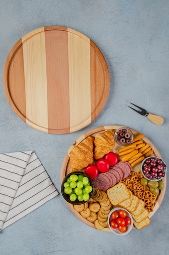 [100226] Circular Serving Board