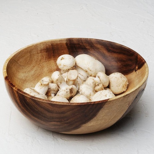 [204] 20 cm Wooden Circular Bowl